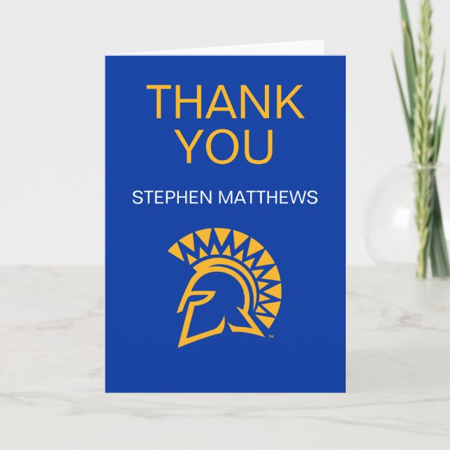 Tarjeta Spartans de San Jose State (Anverso)
