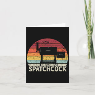 Tarjeta Spatch Chicken Retro Bbq Smoll Grill