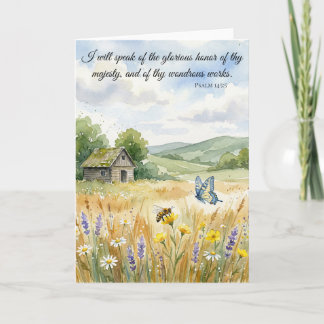 Tarjeta Speak of God's Glorious Works! Psalm 145:5