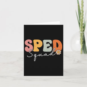 Tarjeta Sped Squad vuelve a la educación especial escolar 