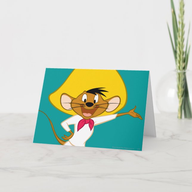 Tarjeta SPEEDY GONZALES™ de pie (Anverso)