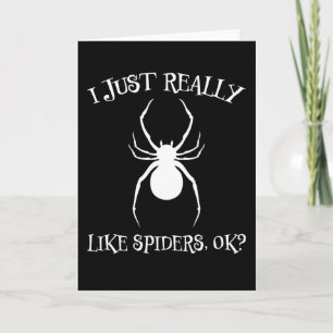 Tarjeta Spider Design Disgust Arachnid Regalo de Guay Terr