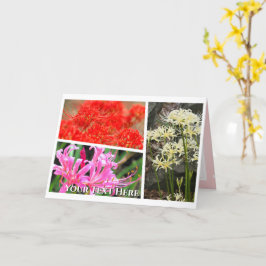 Tarjeta Spider Lily
