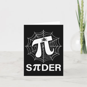 Tarjeta Spider Pi Spider Science Math Teacher Funny Spider