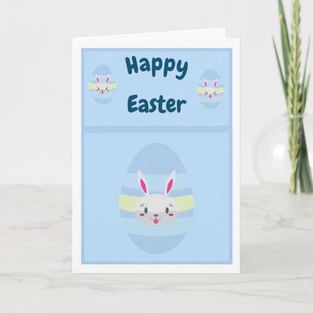 Tarjeta Spike y sus amigos Conejo de Pascua! (Anverso)