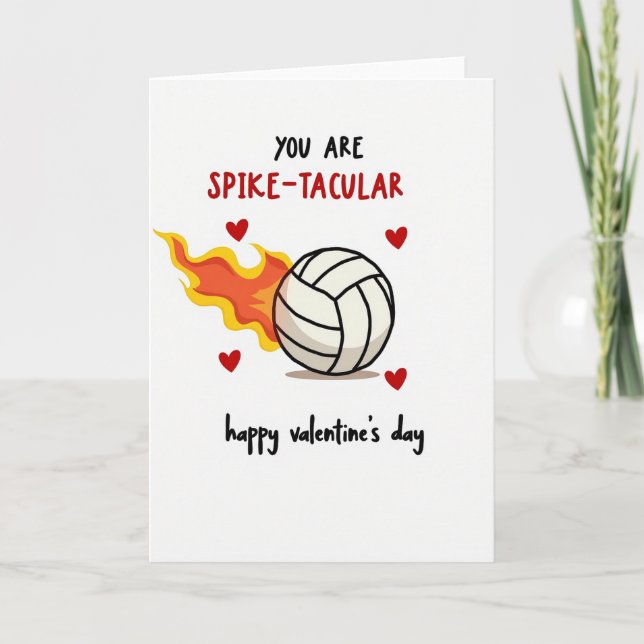 Tarjeta Spiketacular Valentine Card (Anverso)