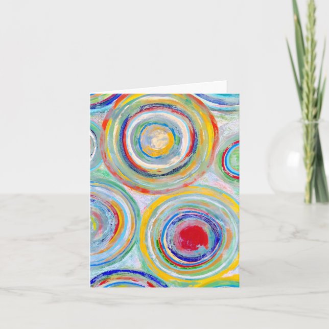 Tarjeta Spin Out Blank Notecard (Anverso)