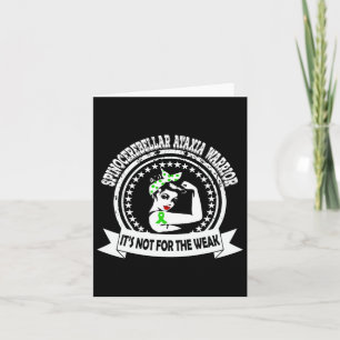 Tarjeta Spinocerebellar Ataxia Warrior Awareness T