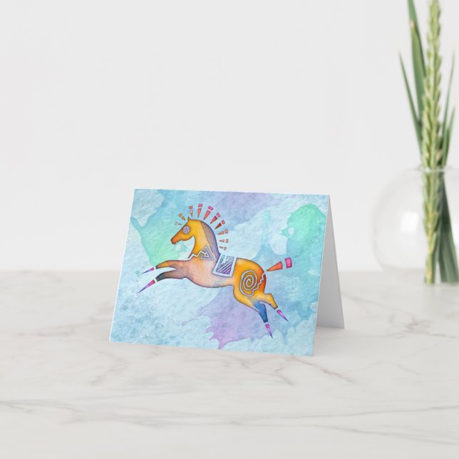 Tarjeta Spirit Pony Blank Notecard (Anverso)