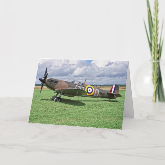 Tarjeta Spitfire AR213 (Anverso)