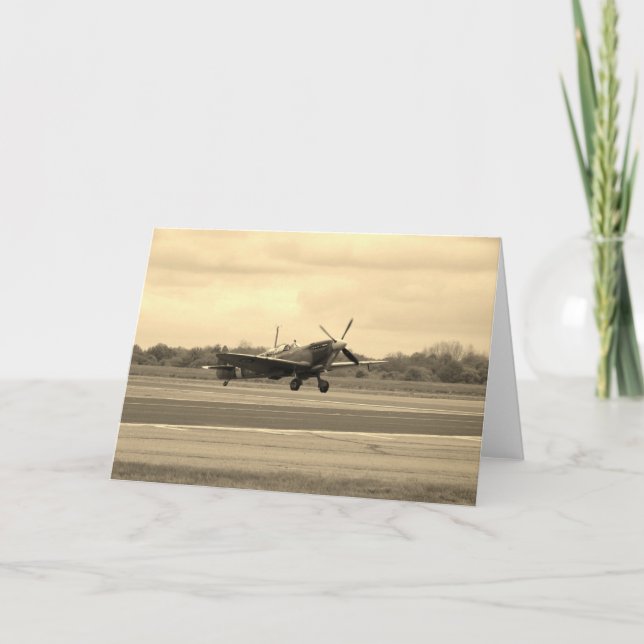 Tarjeta Spitfire Sepiatone (Anverso)
