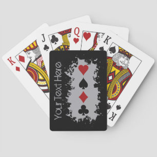 Tarjeta Splash personalizado cartas jugar cartas
