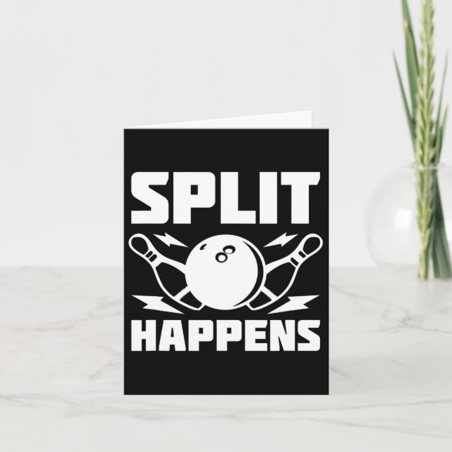 Tarjeta Split tiene un divertido Chiste de bolos (Anverso)