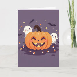 Tarjeta Spooky Cute Halloween Party Greeting Card – 5x7