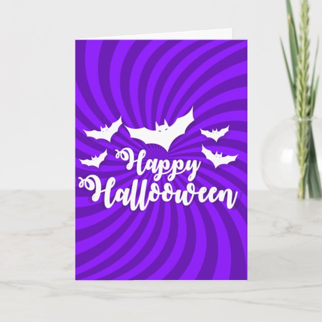 Tarjeta Spooky Halloween Card (Anverso)
