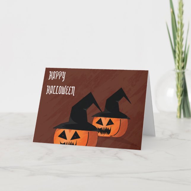 Tarjeta Spooky Halloween Card (Anverso)