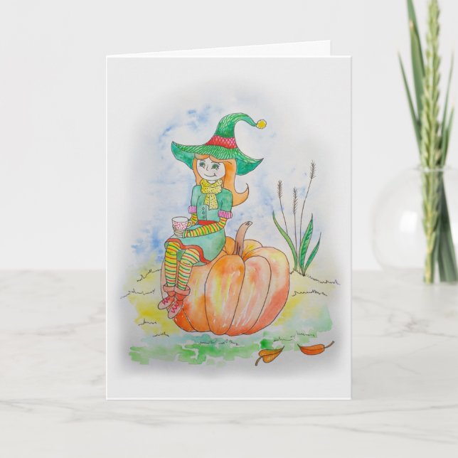 Tarjeta Spooky Halloween Card (Anverso)