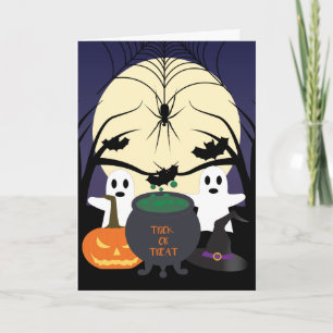 Tarjeta Spooky Halloween Card