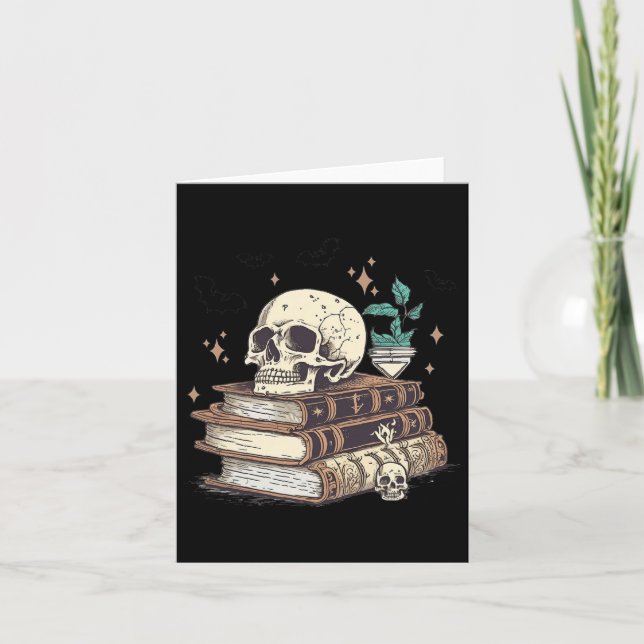 Tarjeta Spooky Spell Books (Anverso)