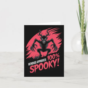 Tarjeta Spooky Wendigo aprobado para los entusiastas de Ha