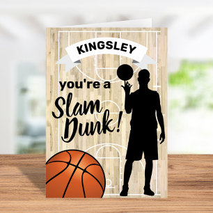Tarjeta Sports Basketball Valentines Day