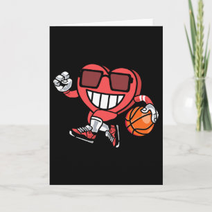 Tarjeta Sporty Heart San Valentín Sketll Puntuación de Amo