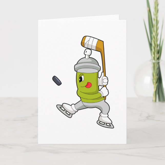 Tarjeta Spray de hielo Hockey sobre hielo Palo de hockey s (Anverso)