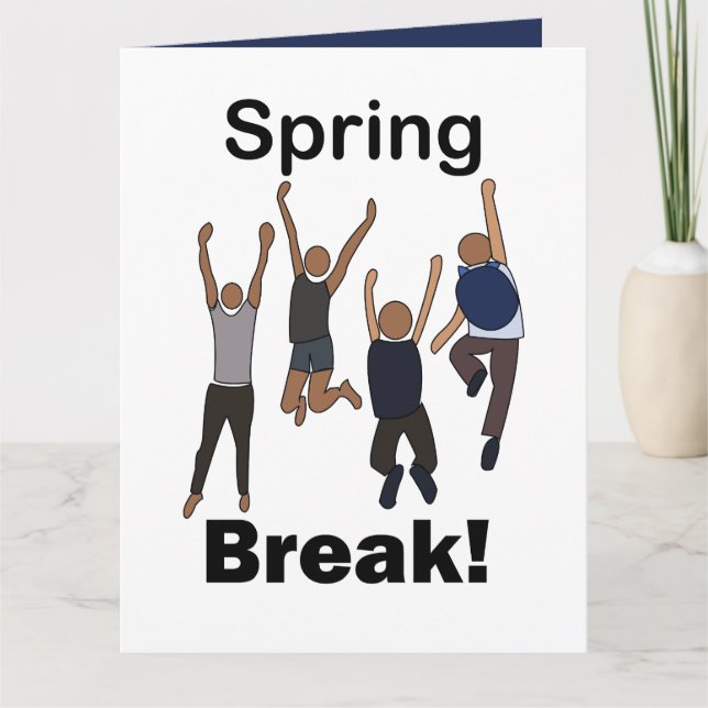 Tarjeta Spring Break Friendship (Anverso)