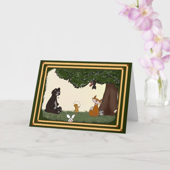 Tarjeta "Spring Day" Thinking of you greeting card (Orquídea)