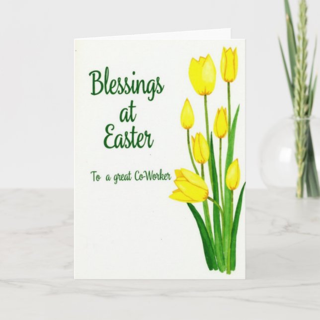 Tarjeta Spring Flower Festive Card (Anverso)