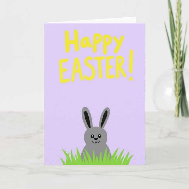 Tarjeta Spring Rabbit Season Greeting Card (Anverso)