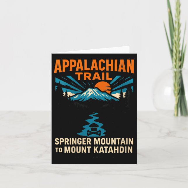 Tarjeta Springer Appalachian A Katahdin Vint (Anverso)