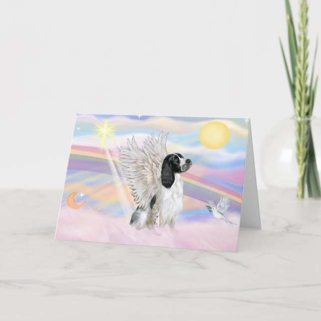 Tarjeta Springer Spaniel Inglés (Anverso)