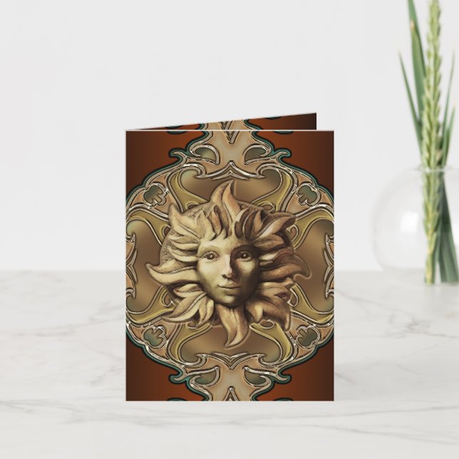Tarjeta Sprite Notecard de Beltane Sun (Anverso)