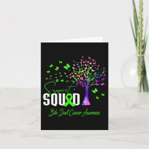 Tarjeta Squad De Apoyo Para Concienciación Sobre El Cáncer