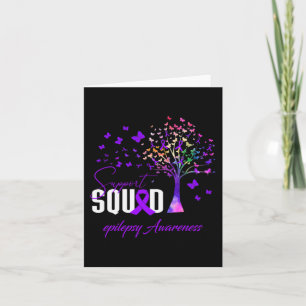 Tarjeta Squad De Apoyo Para La Conciencia De La Epilepsia