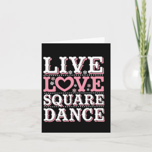Tarjeta Square Dance Love Square Dancing Square Dance Squa