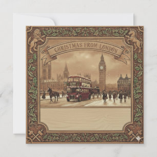 Tarjeta Square London - Navidad