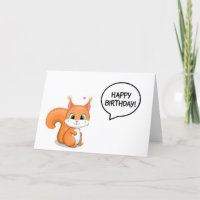 SQUIRREL DICE QUE AHORRE ALGUNAS NUCES PARA ÉL