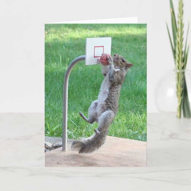 Tarjeta Squirrel Dunk (Anverso)