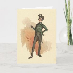 Tarjeta Sr. Alfred Jingle de The Pickwick Papers