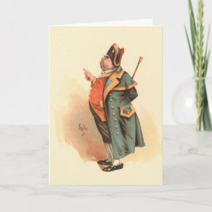 Tarjeta Sr. Bumble por Kyd, Oliver Twist de Charles Dicken