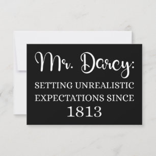 Tarjeta Sr. Darcy: Expectativas Poco Realistas Desde 1813