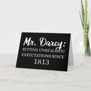Tarjeta Sr. Darcy: Expectativas Poco Realistas Desde 1813 