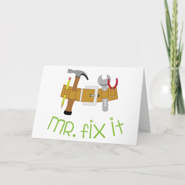 Tarjeta Sr. Fix It (Anverso)