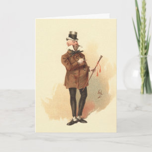 Tarjeta Sr. Micawber por Kyd - David Copperfield de Dicken