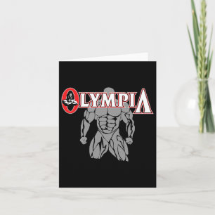 Tarjeta Sr. Olympia Para Hombres Mujeres Fitness Bodybuild