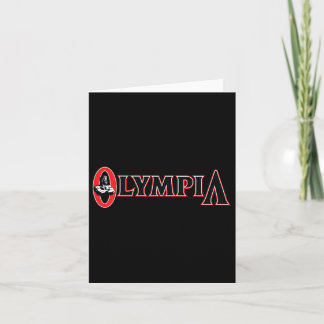 Tarjeta Sr. Olympia Para Hombres Mujeres Fitness Bodybuild