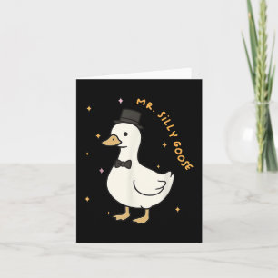 Tarjeta Sr. Silly Goose Groom Para Ser Boda Bride Groom Ma