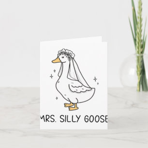 Tarjeta Sr. Silly Goose Y Sra. Silly Goose Couple Matchi
